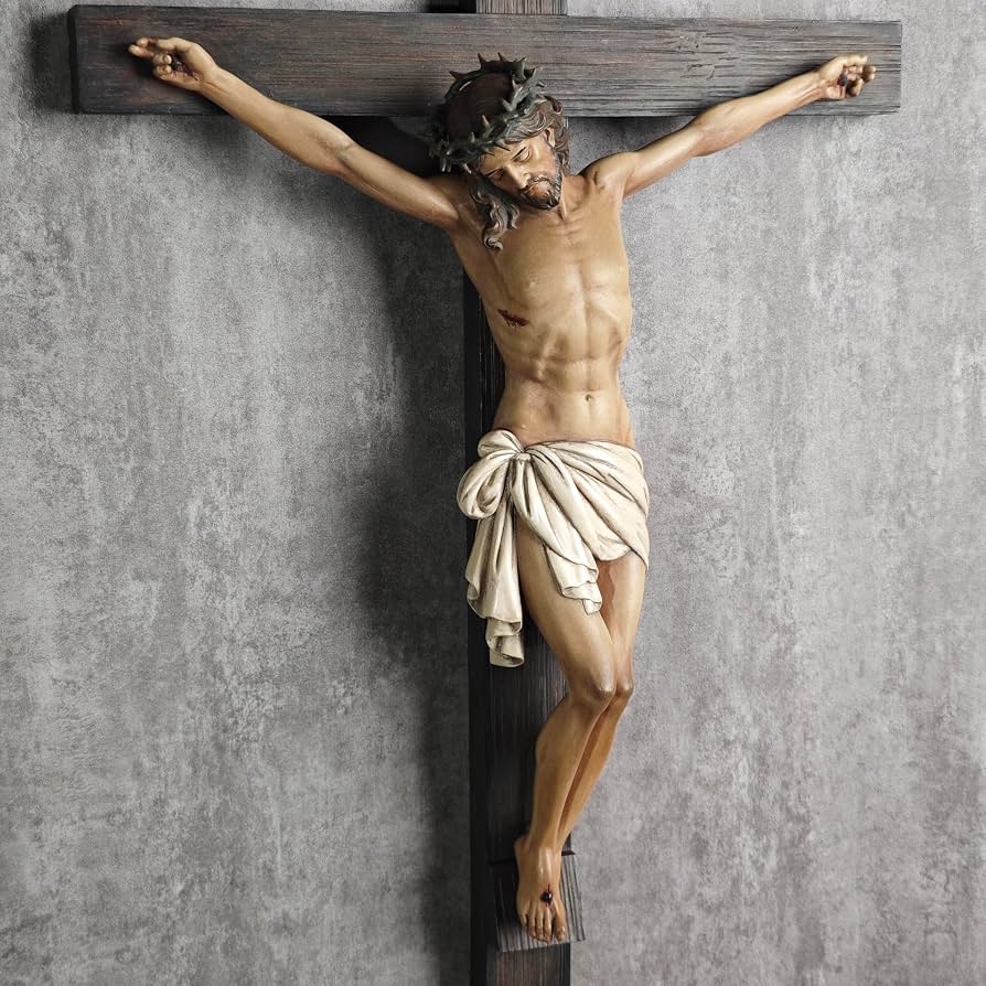 BC Catholic Crucifix Wall Cross in 24